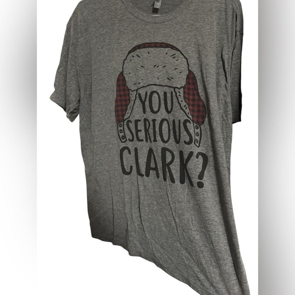 Grey Christmas vacation graphic tshirt